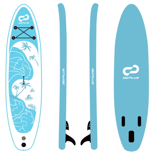 COSTWAY  Goplus Small Inflatable Sup Board, Portable Paddle Board With 5D Rings Stand Up Paddle Board for Youth & Adult