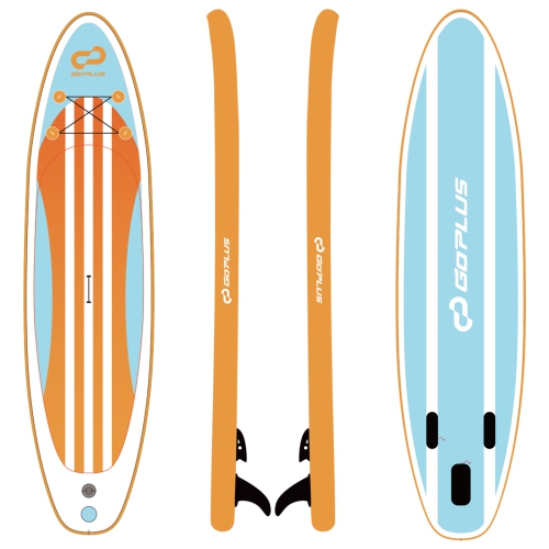 COSTWAY Goplus Small Inflatable Sup Board, Portable Paddle Board With 5D Rings Stand Up Paddle Board for Youth & Adult