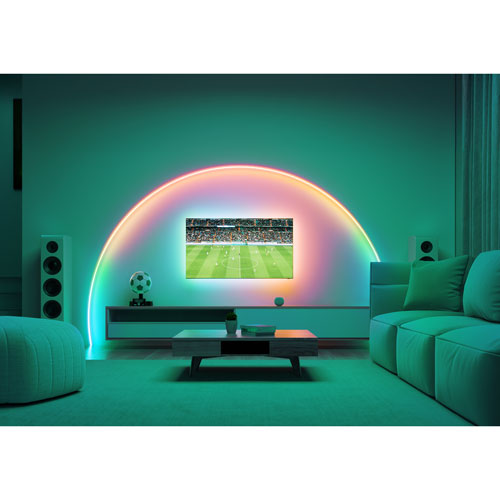 Bande lumineuse DEL intelligente de 5 m Bande lumineuse DEL intelligente- Trousse Smarter Kit - Multicolore