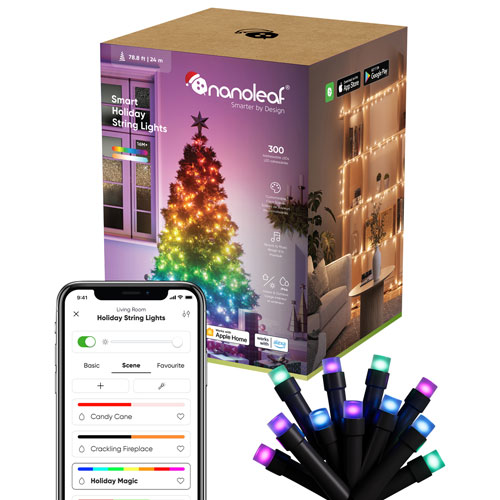 Guirlande de lumières DEL Essentials Smart Holiday de Nanoleaf - 300 lumières