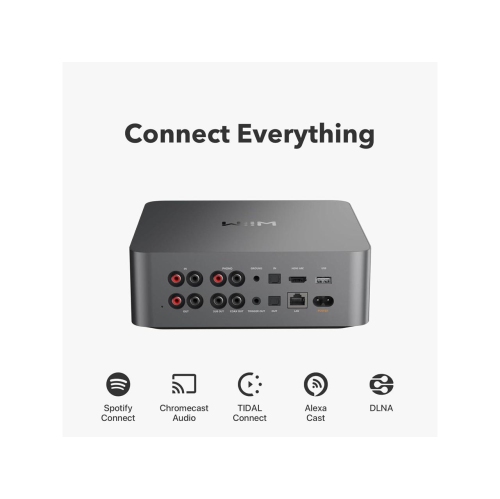 WiiM Ultra Streaming music player and digital preamp with Wi-Fi®, Google Cast, Bluetooth®, and 3.5" touchscreen