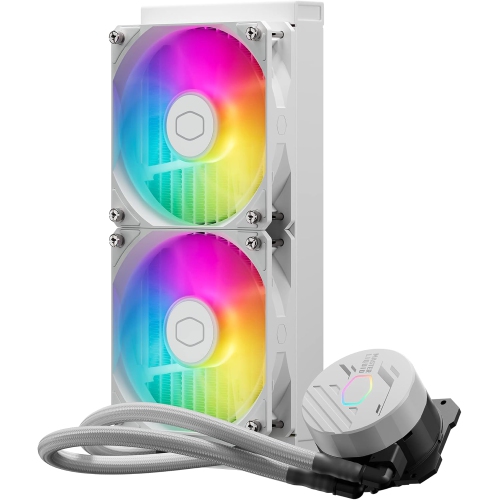 Cooler Master MasterLiquid 240L Core, Gen S Dual Chamber Pump, ARGB 240mm AIO Liquid CPU Cooler