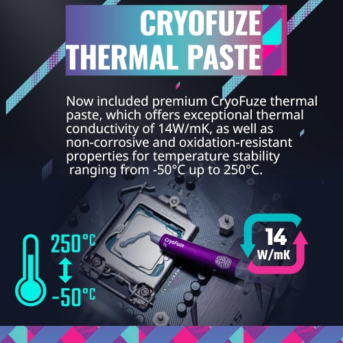 Cooler Master MasterLiquid 240L Core, Gen S Dual Chamber Pump, ARGB 240mm AIO Liquid CPU Cooler