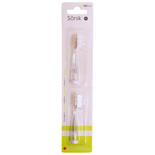 bbluv Replacement Heads for Sönik Kids Toothbrush - Stage 3 - 2 - Pack