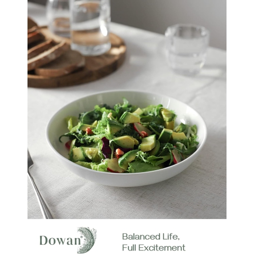 DOWAN Pasta Bowls 30 Ounce, Set of 4