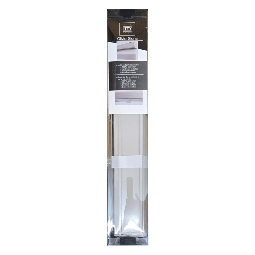 ITY Olivia Stone - 33" X 84" Alternate Blinds Window Shade Cordless Beige