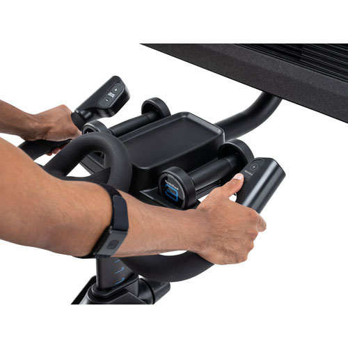 NordicTrack X24 Stationary Spin Bike w/ Pivoting 24" Touchscreen Display