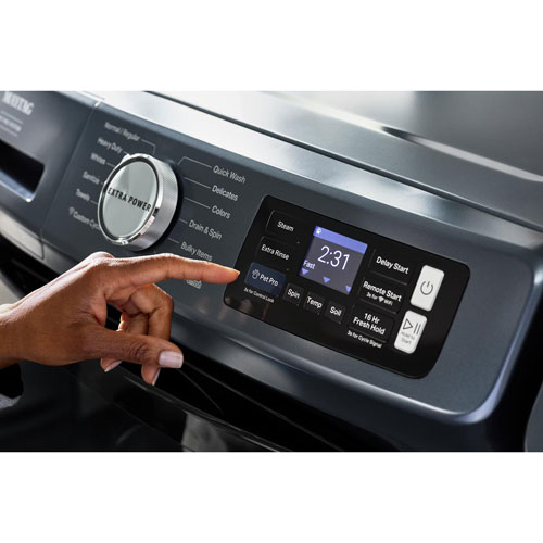 Sécheuse à gaz à vapeur de 7,4 pi³ Pet Pro de Maytag - Acier minuit