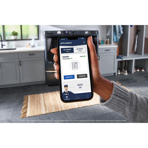 Sécheuse à gaz à vapeur de 7,4 pi³ Pet Pro de Maytag - Acier minuit