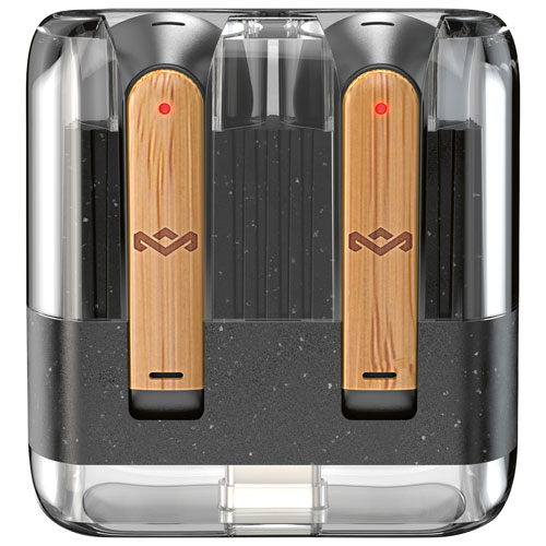 Écouteurs boutons 100 % sans fil à isolation sonore Zion de House Of Marley - Noir