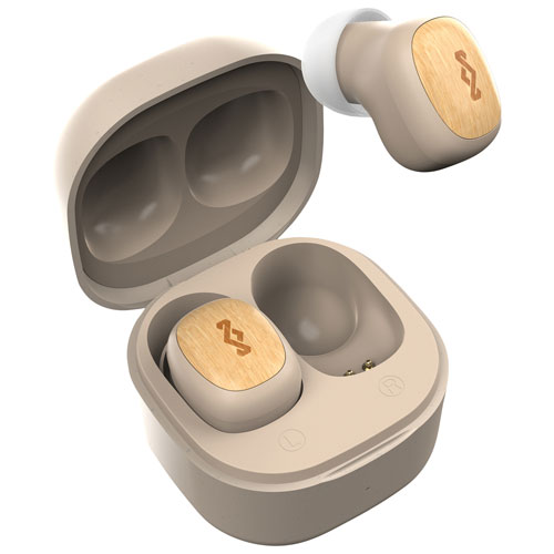 House Of Marley Smile Jamaica In-Ear Sound Isolating True Wireless Earbuds - Cream