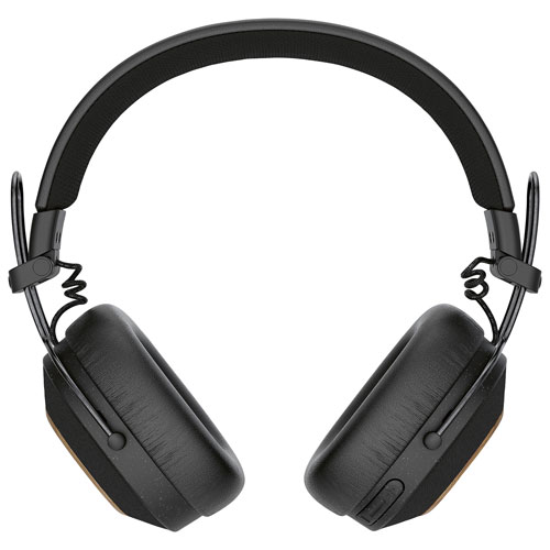 House Of Marley Positive Vibration Riddim On-Ear Sound Isolating Bluetooth Headphones - Black