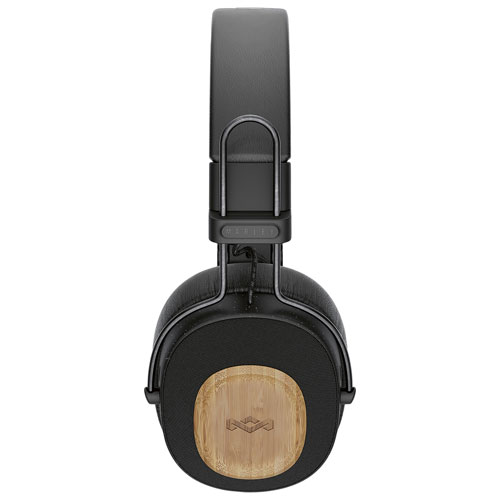 House Of Marley Positive Vibration Riddim On-Ear Sound Isolating Bluetooth Headphones - Black