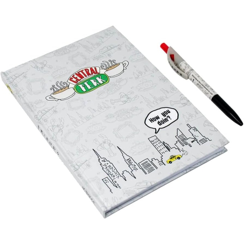 Friends A5 Casebound Notebook and Pen