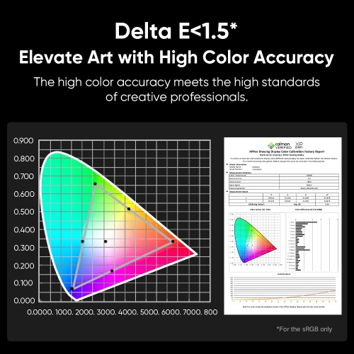 XPPen Artist Pro 19 Drawing Tablet | 4K, 99.8% sRGB Display | Calman Verified Screen | Two 16K Pressure Levels Pens | Full-laminated Graphic Display