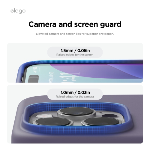 elago Compatible with iPhone 16 Pro Case, Premium Liquid Silicone Case, Full Body Protective Cover, Shockproof, Anti-Scratch Soft Microfiber Lining,