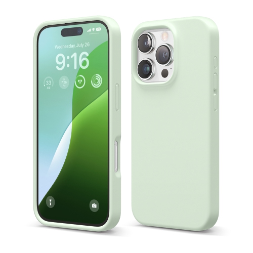 elago Compatible with iPhone 16 Pro Case, Premium Liquid Silicone Case, Full Body Protective Cover, Shockproof, Anti-Scratch Soft Microfiber Lining,