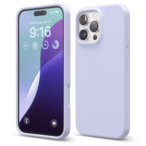 ELAGO  Compatible w Iphone 16 Pro Max Case, Premium Liquid Silicone Case, Full Body Protective Cover, Shockproof, Anti-Scratch Soft Microfiber