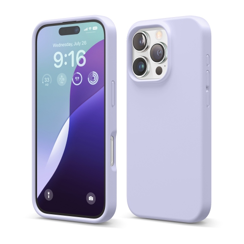 ELAGO  Compatible \w Iphone 16 Pro Case, Premium Liquid Silicone Case, Full Body Protective Cover, Shockproof, Anti-Scratch Soft Microfiber Lining