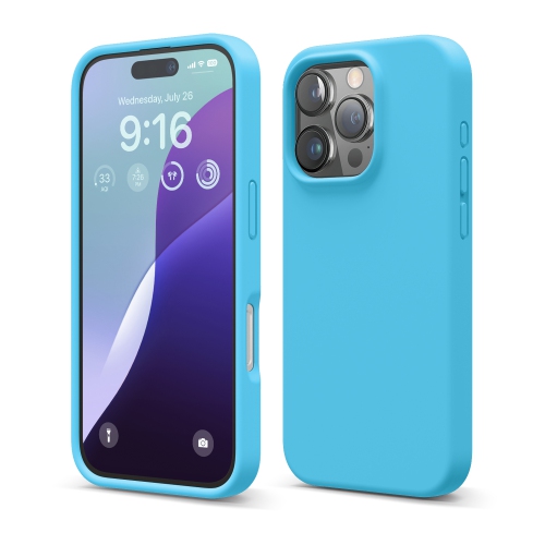 ELAGO  Compatible \w Iphone 16 Pro Case, Premium Liquid Silicone Case, Full Body Protective Cover, Shockproof, Anti-Scratch Soft Microfiber Lining