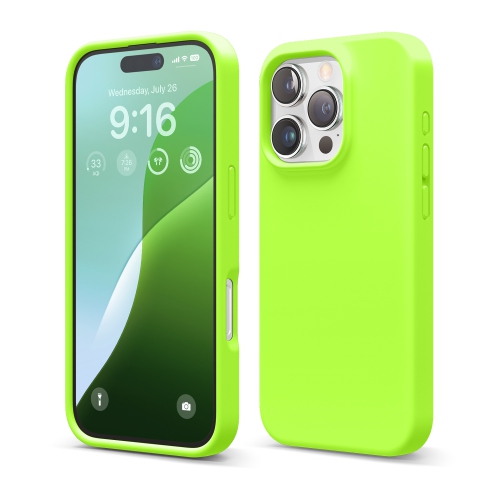 ELAGO  Compatible \w Iphone 16 Pro Case, Premium Liquid Silicone Case, Full Body Protective Cover, Shockproof, Anti-Scratch Soft Microfiber Lining