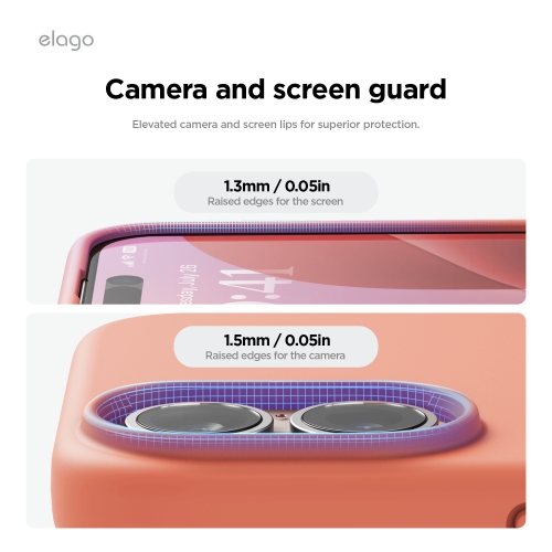 elago Compatible with iPhone 16 Case, Premium Liquid Silicone Case, Full Body Protective Cover, Shockproof, Anti-Scratch Soft Microfiber Lining, 6.1