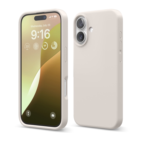 Elago compatible avec l’étui iPhone 16, étui en silicone liquide de qualité supérieure, couverture de protection complète du corps, antichoc,