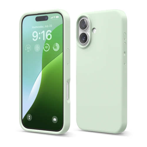 elago Compatible with iPhone 16 Case, Premium Liquid Silicone Case, Full Body Protective Cover, Shockproof, Anti-Scratch Soft Microfiber Lining, 6.1
