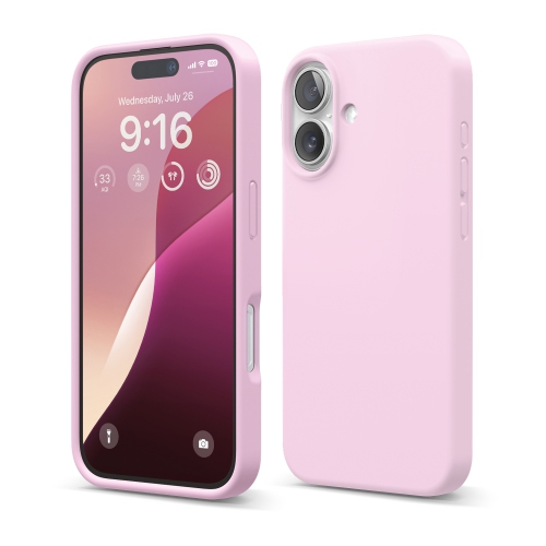 ELAGO  Compatible w Iphone 16 Case, Premium Liquid Silicone Case, Full Body Protective Cover, Shockproof, Anti-Scratch Soft Microfiber Lining, 6.1