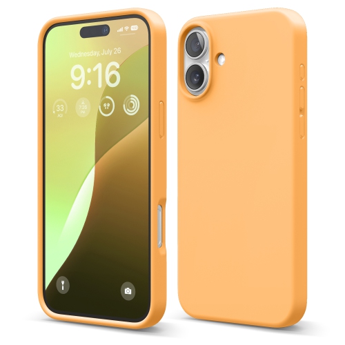 elago Compatible with iPhone 16 Plus Case, Premium Liquid Silicone Case, Full Body Protective Cover, Shockproof, Anti-Scratch Soft Microfiber Lining,