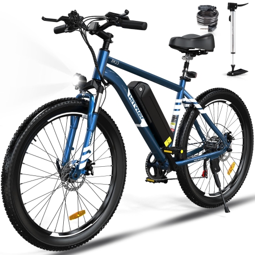 HITWAY  Bk15M Electric City Bike L 26*3.0 Fat Tires L 750W Motor L Speed Up to 32 Km/h | The Cruising Range Can Reach 120 Km | 3 Riding Modes And Shimano 7-Speed E-Bike