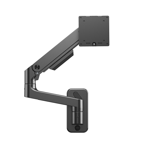 Amer Mounts - Single HydraLift Articulating Monitor Wall Mount with extension Supports 4.4-44 lbs monitors with 100x100mm or 75x75mm mounting