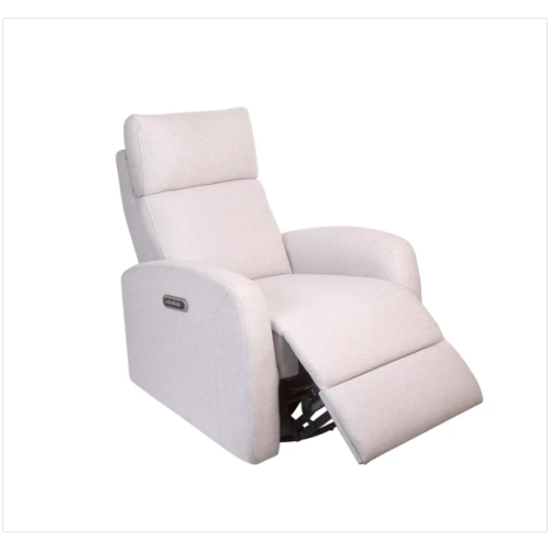 L'il Angels Serena Triple Power Glider, Fully Adjustable Recliner with Headrest, Lumbar Support, and USB Charging- Sand