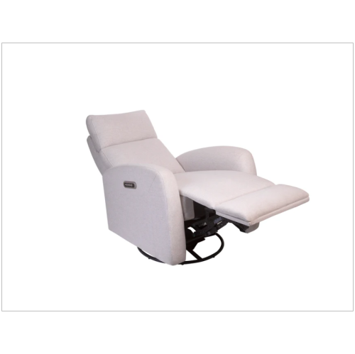 L'il Angels Serena Triple Power Glider, Fully Adjustable Recliner with Headrest, Lumbar Support, and USB Charging- Sand