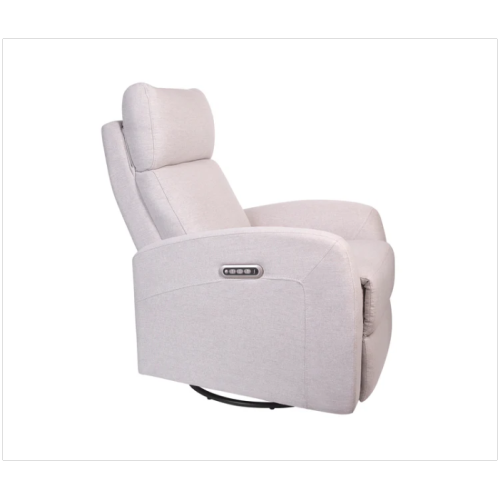 L'il Angels Serena Triple Power Glider, Fully Adjustable Recliner with Headrest, Lumbar Support, and USB Charging- Sand
