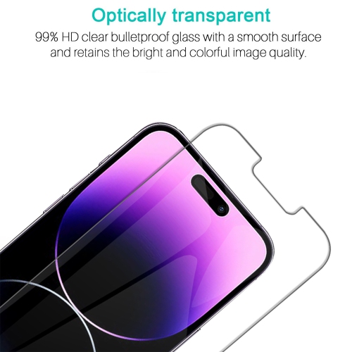 Protecteur d'écran en verre trempé antireflet Supershield pour iPhone 16 - Paquet de 2