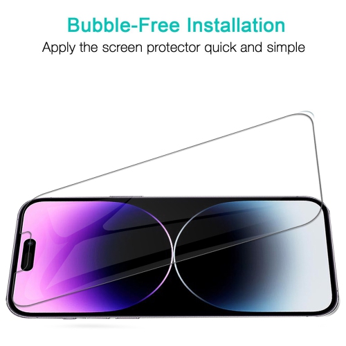 Protecteur d'écran en verre trempé antireflet Supershield pour iPhone 16 - Paquet de 2