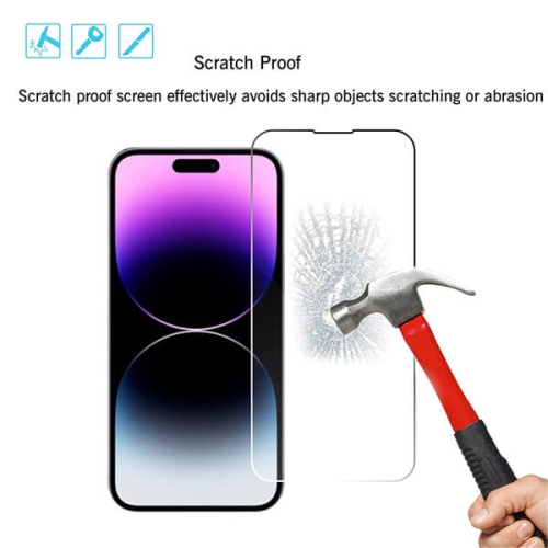Protecteur d'écran en verre trempé antireflet Supershield pour iPhone 16 plus - Paquet de 2