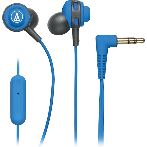 Audio-Technica ATH-COR150iS SonicSport in-Ear Headphones with in-line Microphone & Control