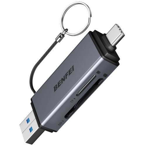 BENFEI SD Card Reader, USB C to SD Micro SD Card Memory Card Adapter Dual Slot