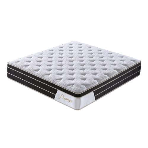 Matelas de 14 po Prestige LivinVeluris : Soutien à ressorts certifiée CertiPUR-US