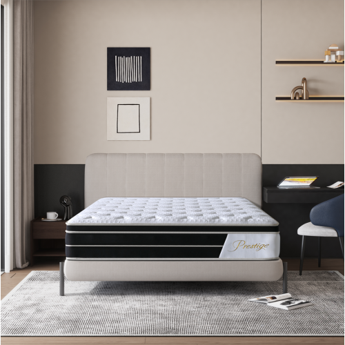 LivinVeluris Prestige 14-Inch Mattress: CertiPUR-US Certified, Coil Spring Support