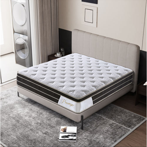 LivinVeluris Prestige 14-Inch Mattress: CertiPUR-US Certified, Coil Spring Support