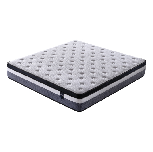 Matelas classique de 10 po LivinVeluris : Soutien à ressorts certifiée CertiPUR-US