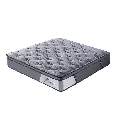 Matelas de 14 po LivinVeluris Epic Bamboo : Soutien à ressorts certifiée CertiPUR-US