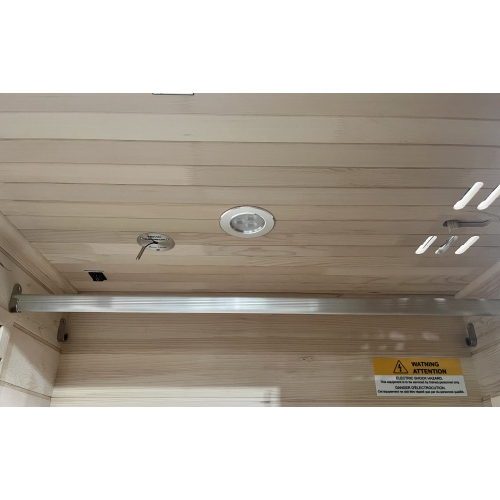 Blisspod, Vienne, Sauna infrarouge lointain canadien Hemlock très faible FEM | 72,8" H x 35,4" L x 25,6" P | 1 Personne | Blanc