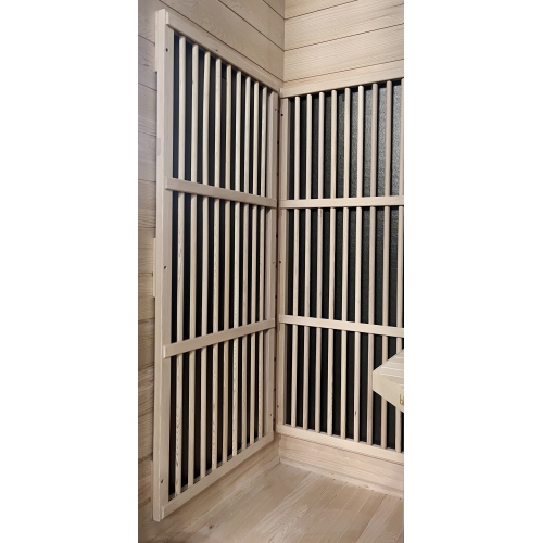 Blisspod, Vienne, Sauna infrarouge lointain canadien Hemlock très faible FEM | 72,8" H x 35,4" L x 25,6" P | 1 Personne | Blanc