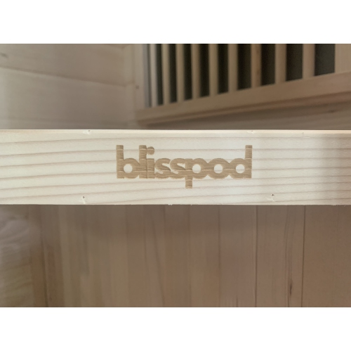 Blisspod, Vienne, Sauna infrarouge lointain Hemlock canadien Très faible FEM | 72,8" haut. X 35,4" larg. X 25,6" prof. | 1 personne | Naturel/bois