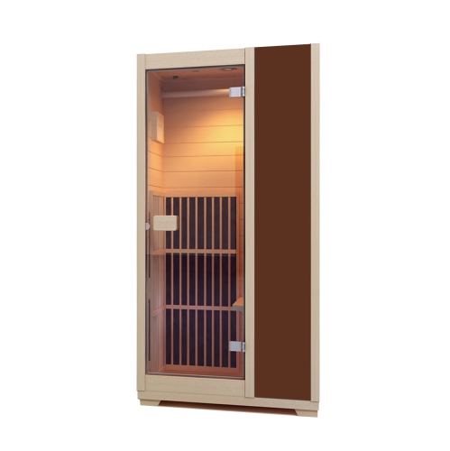 Blisspod, Vienna, Far Infrared Sauna Canadian Hemlock Very Low EMF, Compact 72.8-in x 35.4-in – 1 Person