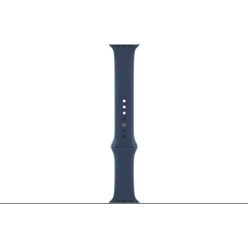 Refurbished Good Apple Watch 45mm Abyss Blue Sport Band Medium Large Watch not included Best Buy Canada